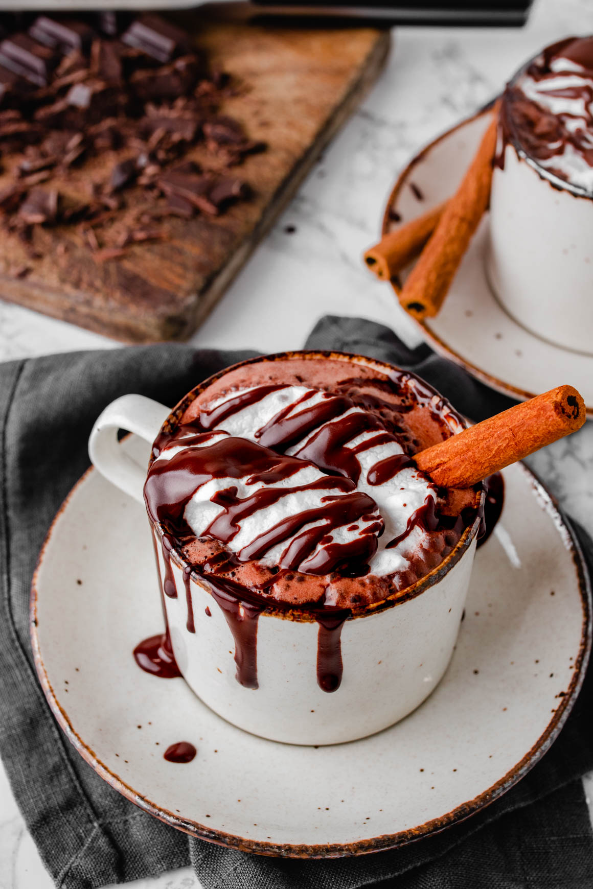vegan nutella hot chocolate