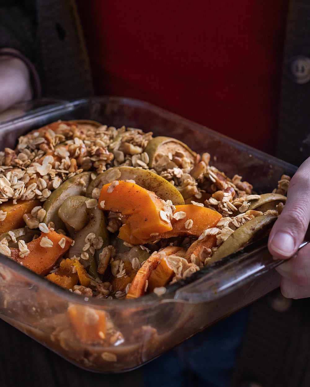 squash apple bake