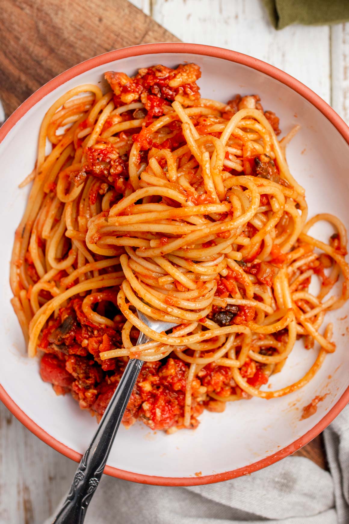 Tempeh Mushroom Bolognese (Vegan, PantryFriendly) Two Market Girls