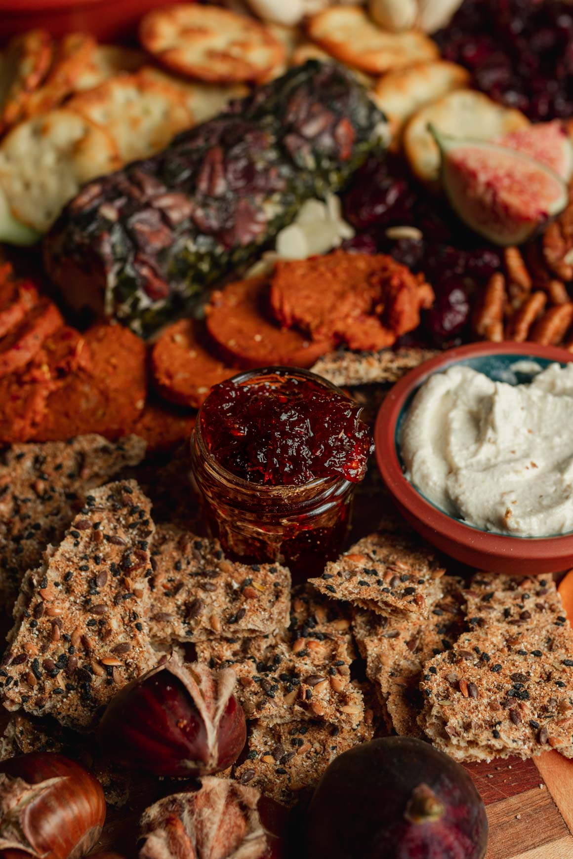 Holiday Vegan Cheese Board | Two Market Girls