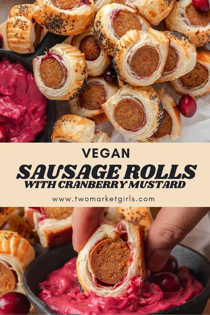 Vegan Sausage Rolls | Two Market Girls