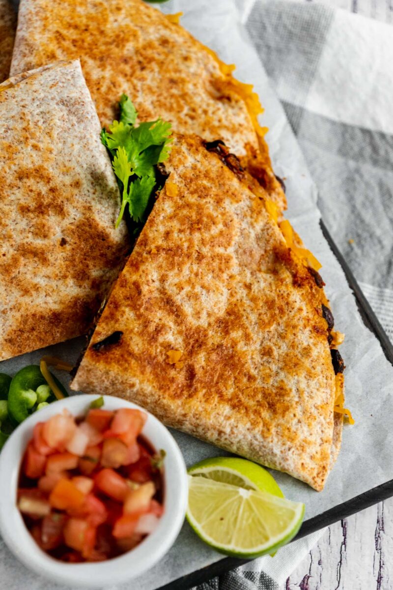 Vegan Black Bean Quesadilla (20 Minute) Two Market Girls