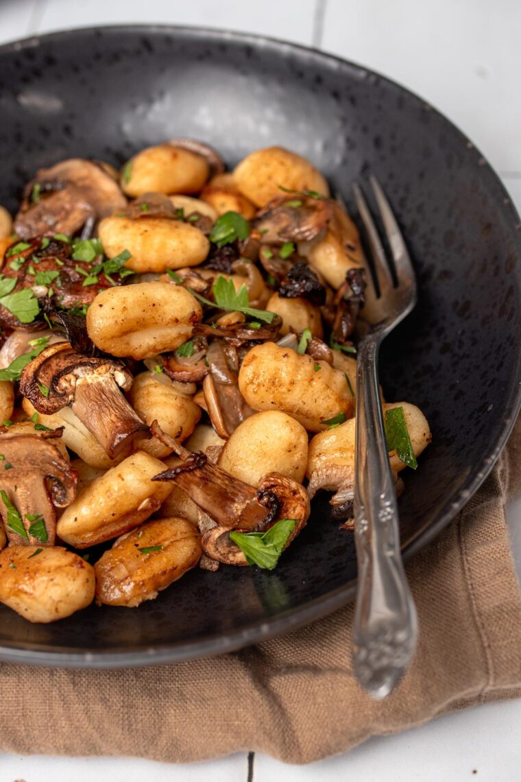 Sheet Pan Gnocchi with Mushrooms & Garlic Two Market Girls