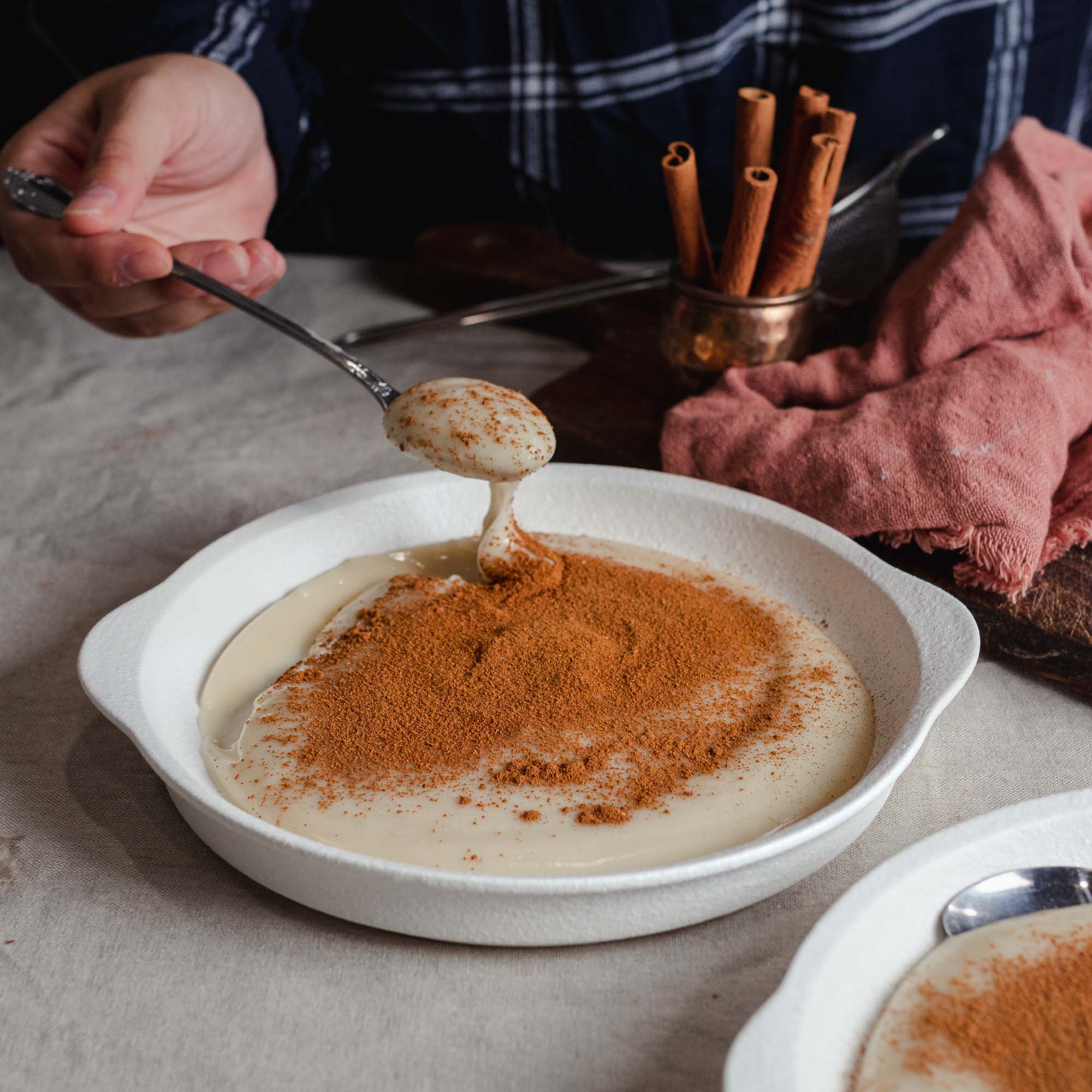 Papas de Carolo (Portuguese cornmeal porridge) 