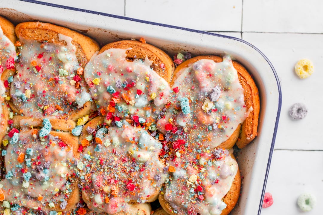 Vegan Cereal Milk Cinnamon Rolls Two Market Girls